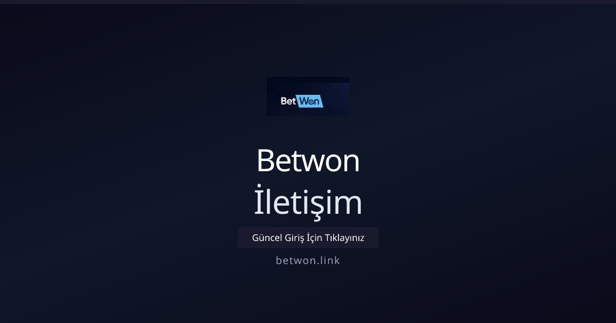Betwon İletişim
